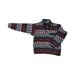 Patagonia Synchilla Snap-T Fleece Sz XXS AOP All Over Geometric Print Gorpcore